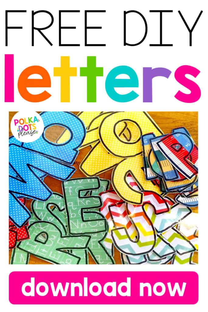 bulletin board letters