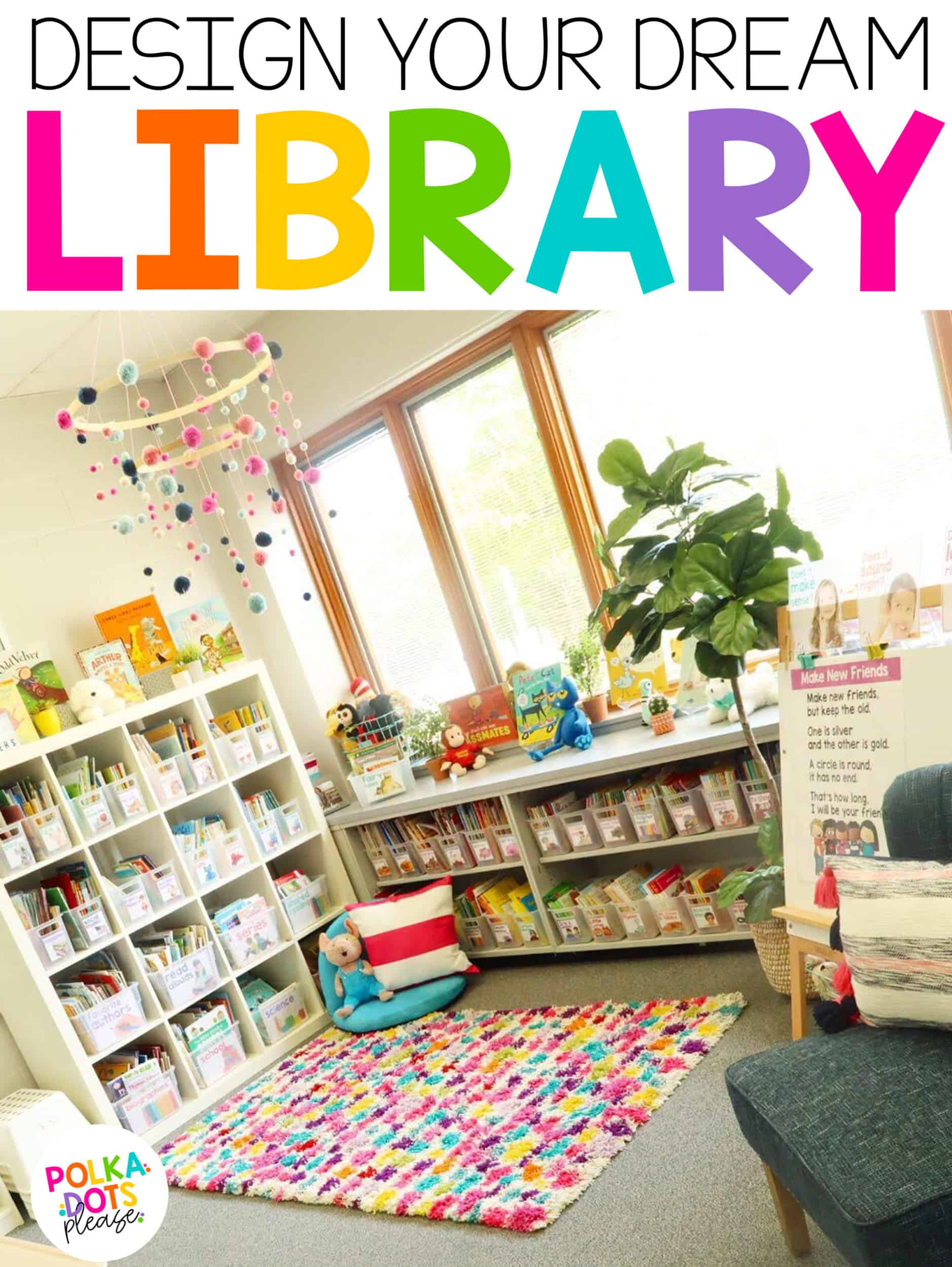 Classroom Library Organization - Polka Dots Please