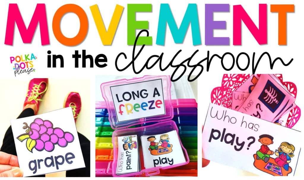 Movement in the Classroom - Polka Dots Please