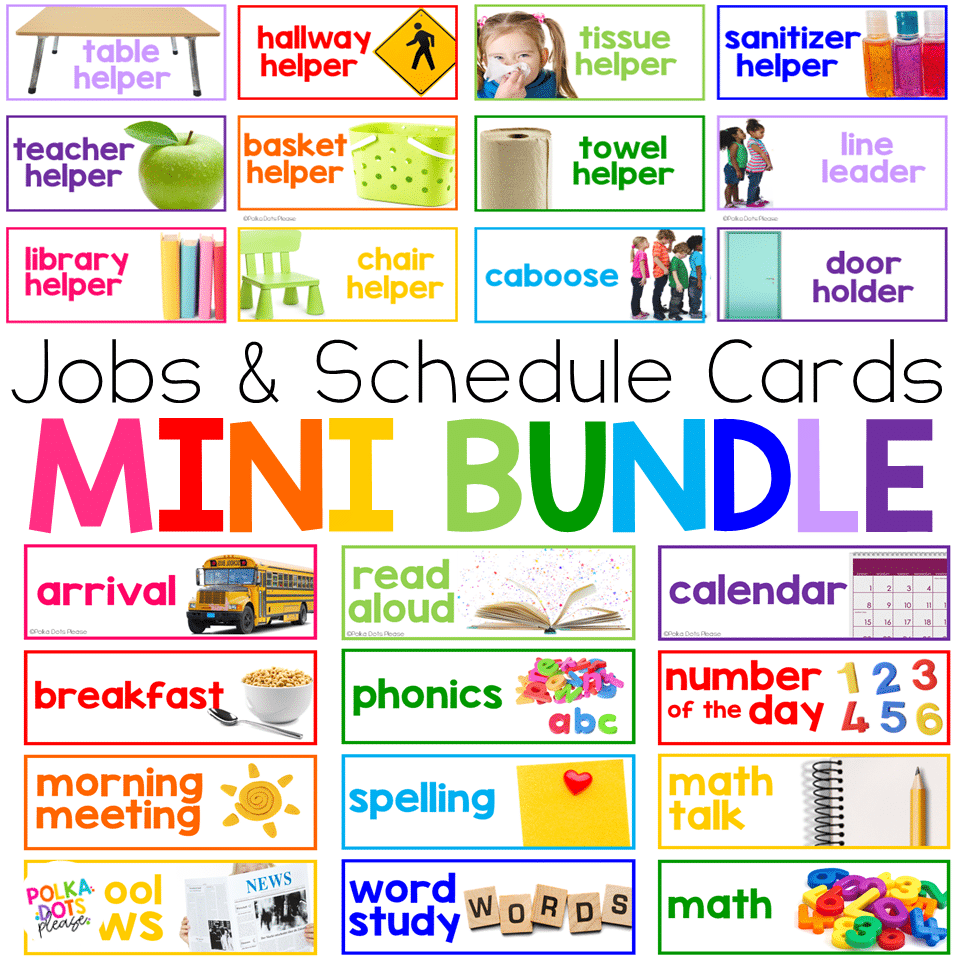 Jobs-&-schedule-cards-mini-bundle