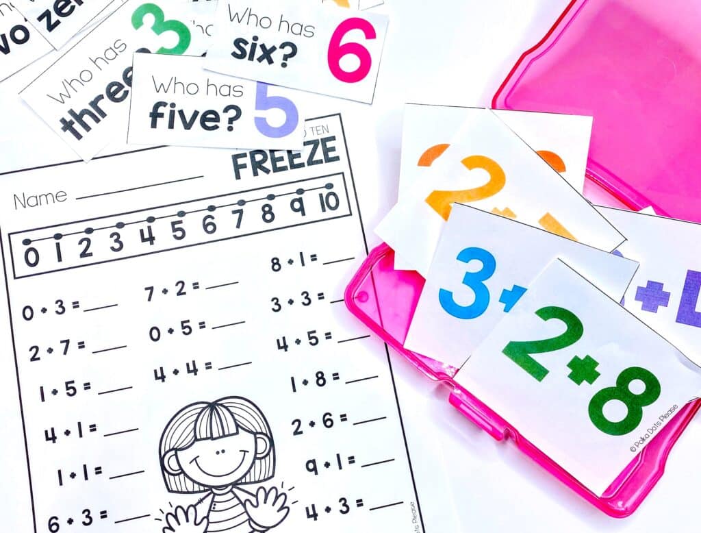 FREEZE: The TOP Math Movement Game to Use with Your Elementary Students ...