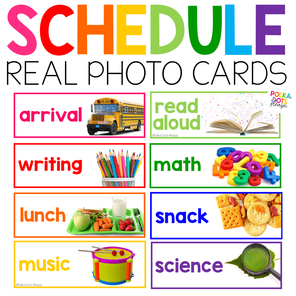 using visuals and visual schedules to improve classroom management