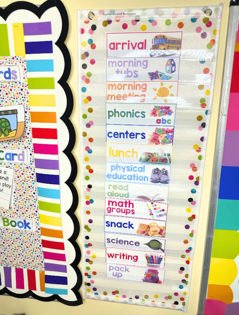 classroom jobs and visual schedules