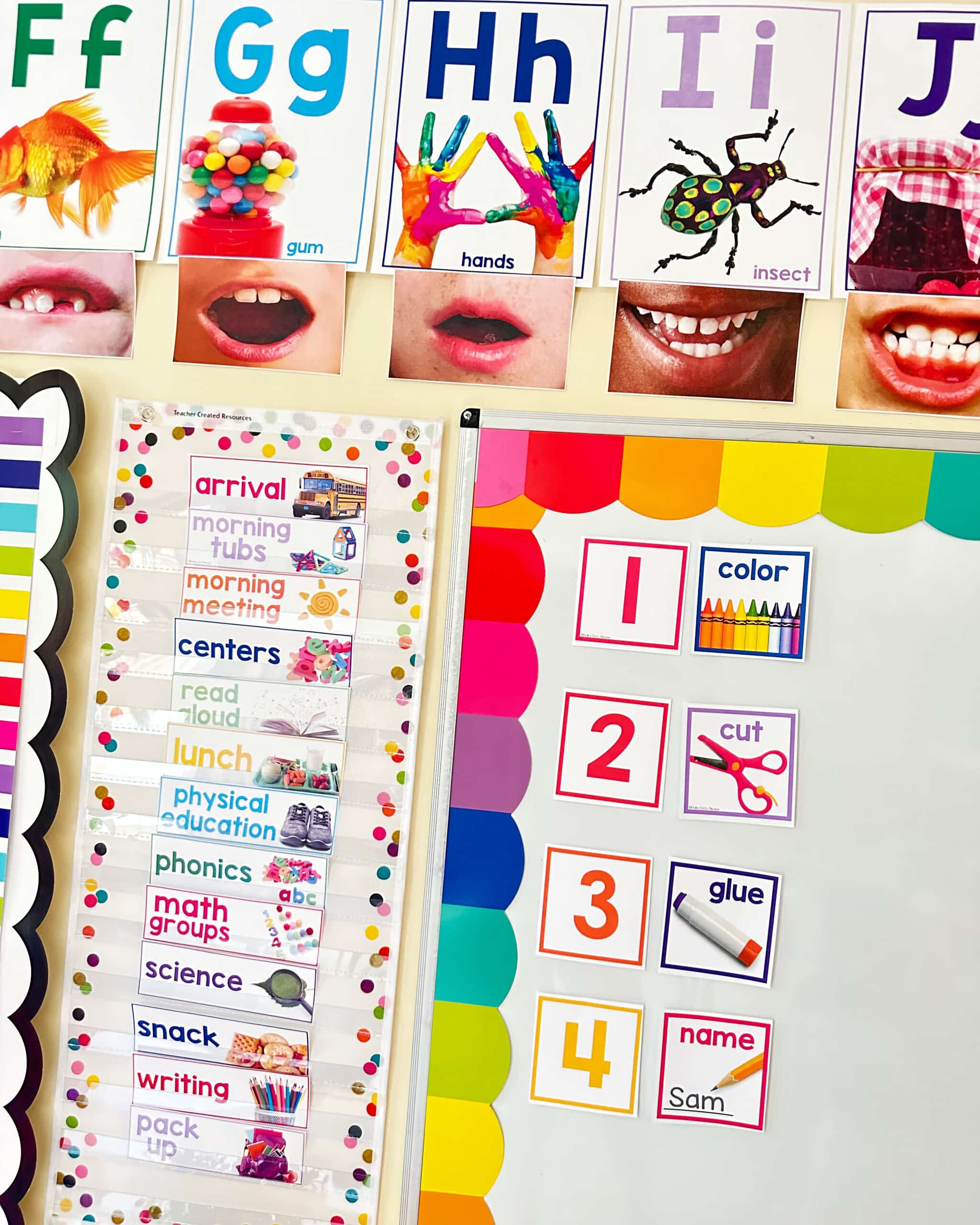 classroom jobs and visual schedules for classroom management
